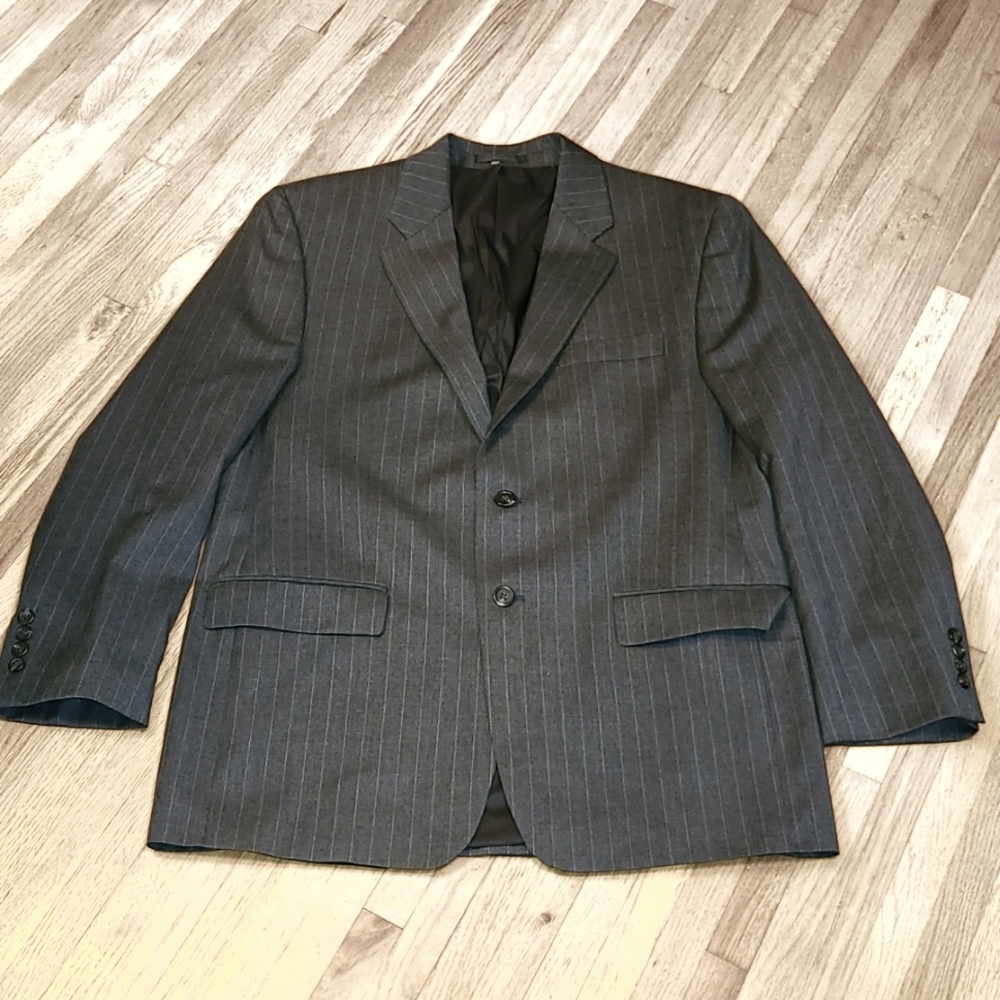 Ralph Lauren Charcoal Pinstripe Stripes Suit New with no tags